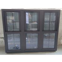 Ventana colgada de aluminio doble multicámara deslizante vertical acabado anodizado