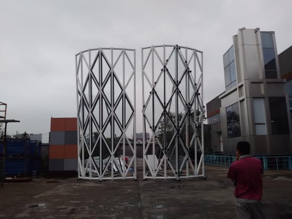 Sound Insulation Unitized Glass Curtain Wall Facade 5mm - 19mm Thickness