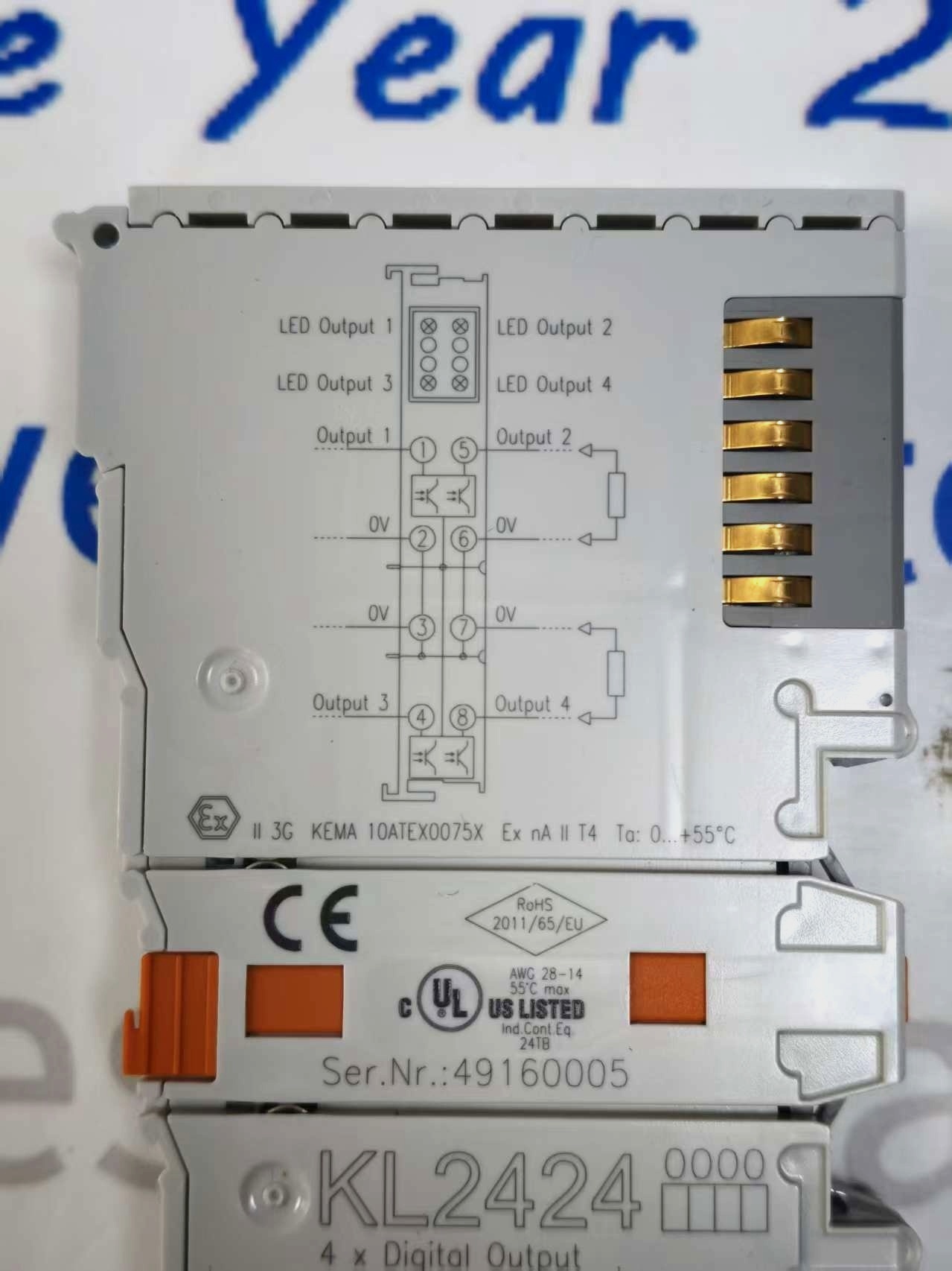 Beckhoff KL2424 4‑Channel Digital Output Bus Terminal