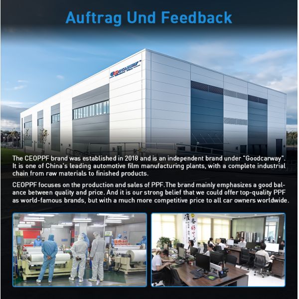 Color Changing TPU PPF 6.5mil Self-Healing Car Paint Protection Film