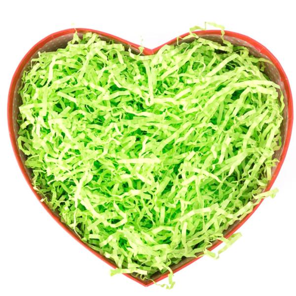 Decorative Crinkle 50g Color Shredded Paper  Light Green Box Filler