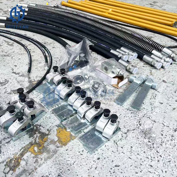 Hyundai R220 Excavator Spare Parts Pipeline Use for Construction Machinery Repair Shop Excavator Accessories Pipe Hose Piping Kits