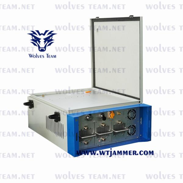 GSM CDMA PCS DCS Cell Signal Scrambler 3G 4G 5G Signal Jammer 300W Aluminum Alloy Housing