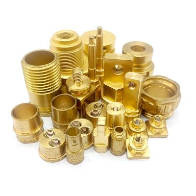OEM CNC Precision Turned Components Anodizing Customized Brass CNC Turned Parts