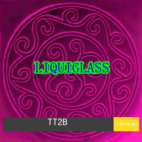 Solid Printed Toughened And Laminated Glass Tile
