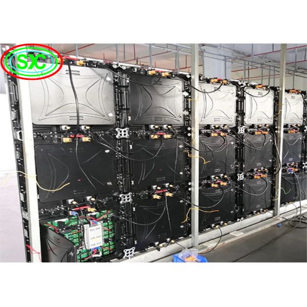 Наружный водонепроницаемый RGB LED дисплей Гибкий экран P4.81 Высокое разрешение