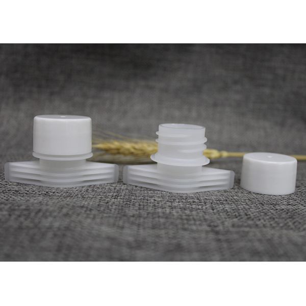 22mm Inner Diameter Plastic Spout Screw Caps General Use For Soft Pouch
