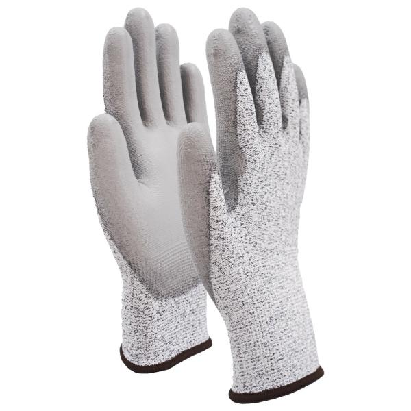 4X42C 13 Gauge Precision Handling Gloves PU Palm Work Gloves With Superior Grip For Assembly Machining