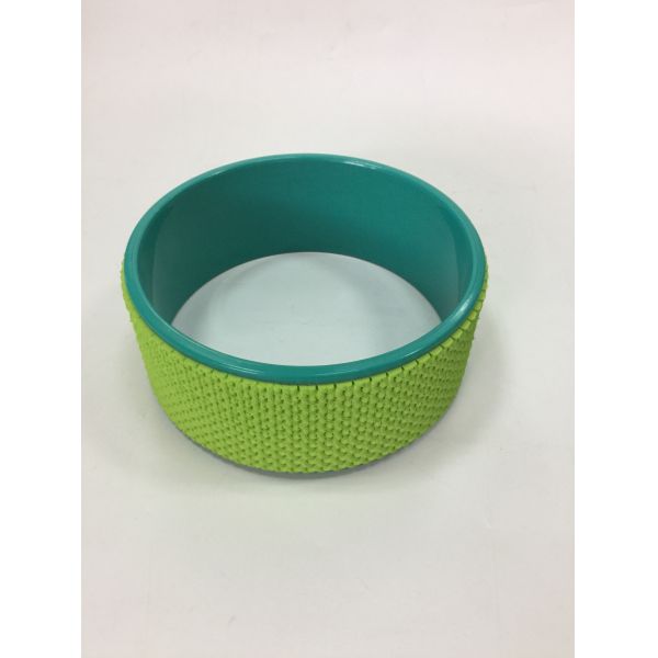Eco Friendly Fitness Massage Foam Roller Yoga Wheel With Non Slip Surface