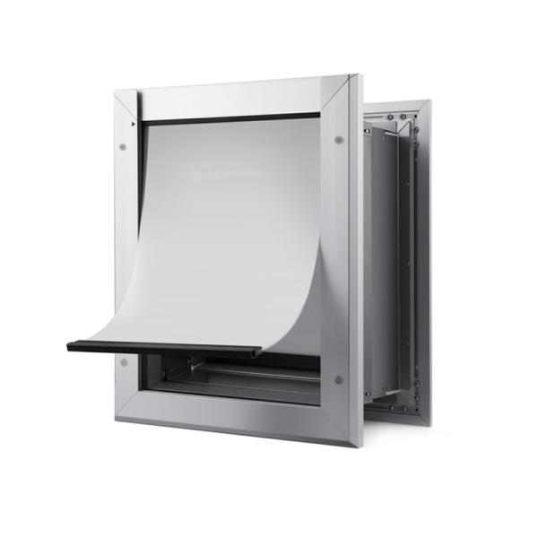 OEM Aluminum PET Door Magnetic Design Four Way Closure With Lock