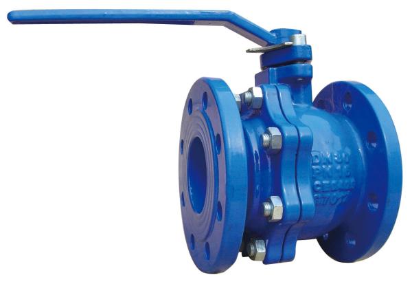 DIN 3357 Cast Iron Ball Valve  Corrosion Resistant PN10/16 Long Working Life