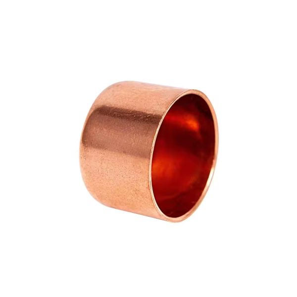 K65 Copper Solder End Cap for Refrigeration, HVAC Tube Sealing Cap, Durable Leak-Proof Pipe Cover