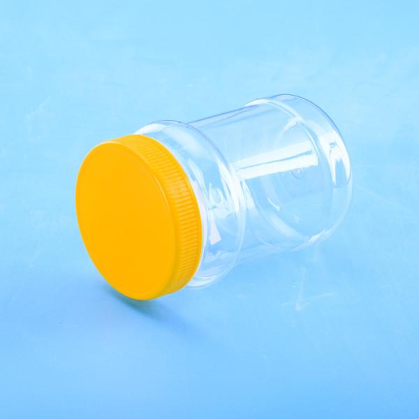 Embossed Clear Plastic Screw Top Containers