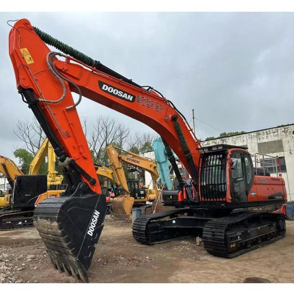 Equipamento de construção de 34 toneladas Doosan DX340LC com linha de martelo de quebra