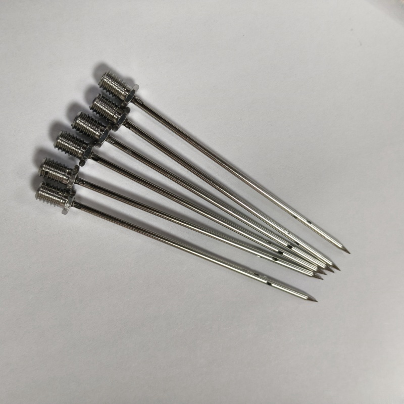 Double Layer Tubular Stainless Steel Needle With M6 Thread