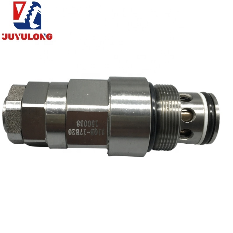Excavator Accessories for HYUNDAI R305-9 Excavator Distributor Valve Auxiliary Gun Pressure Safety Return Oil Relief Valve