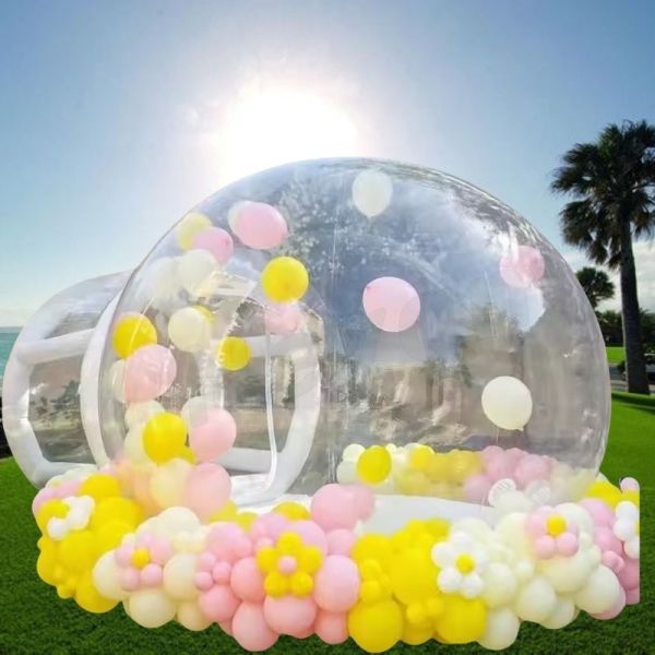 Max Capacity of 100kg Inflatable Waterproof Air Bubble Clear Dome Camping Tent House