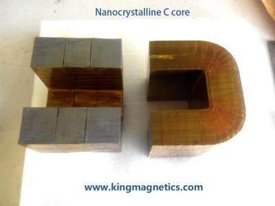 núcleo do corte do C do nanocrystalline para o indutor da saída, 20KHz transformador de alta frequência, carregador elétrico do veículo