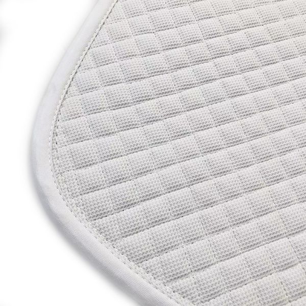 Lightweight White Horse Riding Pad 100% Honeycomb Cloth