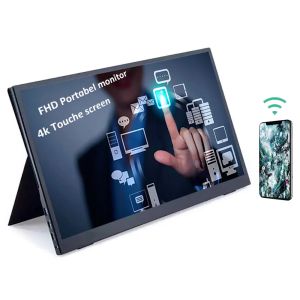 Fhd Ips LCD Exterior Pantalla de computadora portátil portátil Hd-Mi Wifi inalámbrico de 15,6 pulgadas soporte tipo C USB
