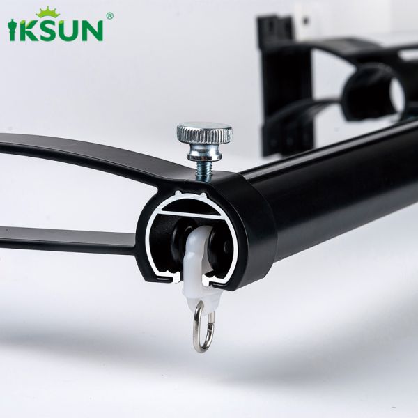 Manufacturer Aluminum Alloy Roman Rod Custom Material Window Curtain Poles For Windows