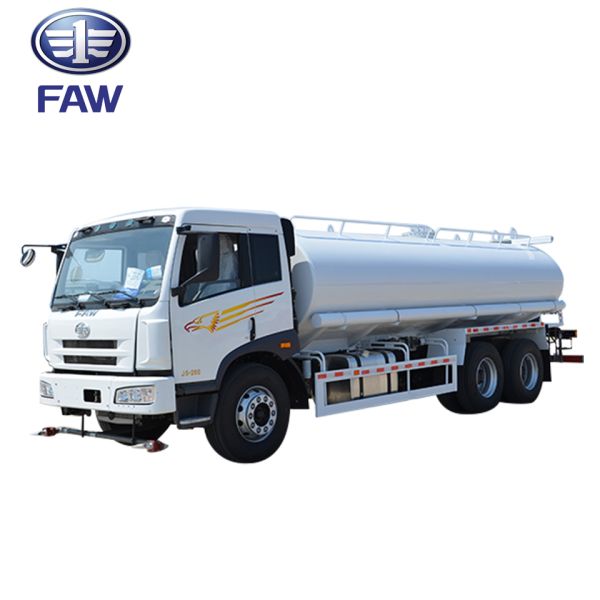 JIEFANG FAW J5M 6*4 Diesel Water Tanker Truck Euro 2 Volume 10001 - 15000L