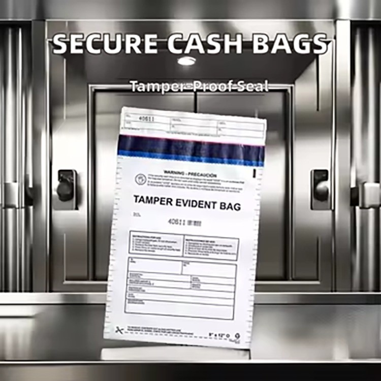Waterproof Security Bag for Sensitive Documents With Easy-to-use Zipper and High-durability Waterproof Coating