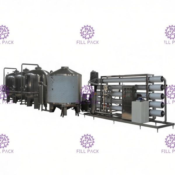 9000LPH UF Hollow Fibre Ultra Water Treatment Machine System With UF 4040 Membrane