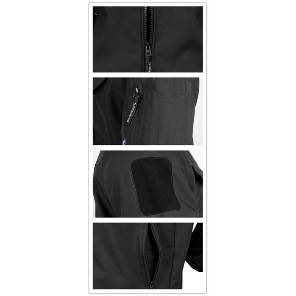 5% Spandex Military Winter Coat Softshell Windproof Jacket 95% Polyester