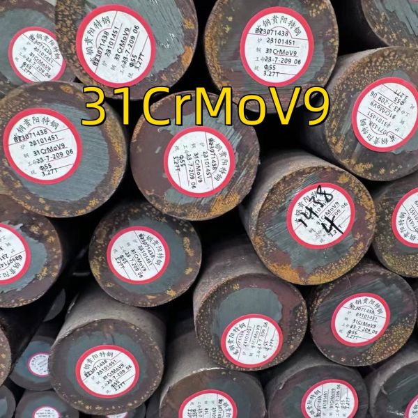 Barre ronde en alliage diamètre 55-400 mm Mat DIN 1.8519 31CrMoV9 3-6 mètres acier moulé pour outils