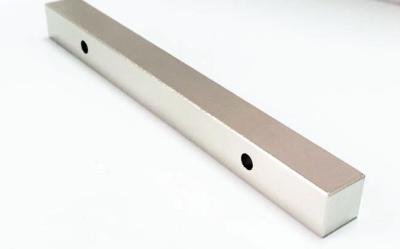 N52 N50 Long Industrial Neodymium Magnets For Generators / Motors with Holes