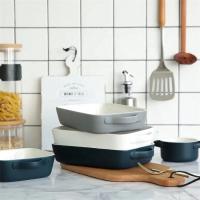 Restaurante nórdico de Matt Glaze Ceramic Bakeware Sets Pan Nonstick For Home Hotel do estilo