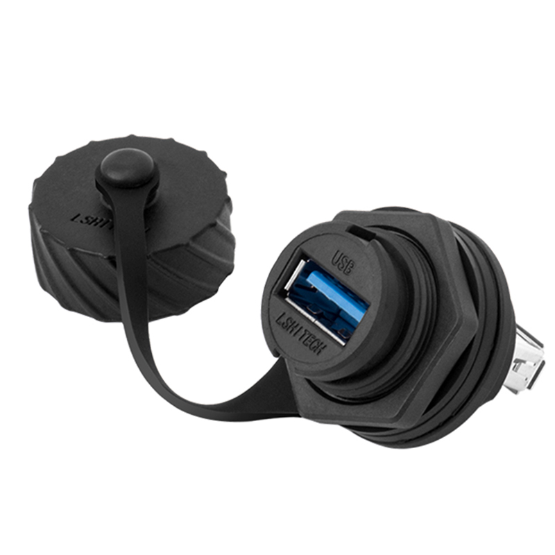 Тип USB 3,0 женщина муфты IP68 RJ45 водоустойчивая к женщине