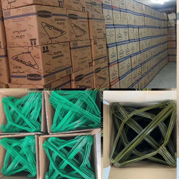 10.5kgs Per Box Wired Cloth Hanger Durable Strong Wire Clothes Hangers Ideal for Retail Display and Storage Solutions