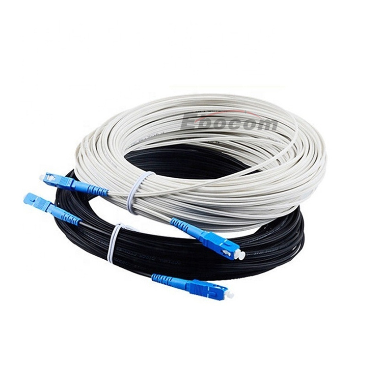 SC/UPC-SC/UPC Ftth кабель для предварительного подключения Simplex Outdoor G657A1 50m 100m Patch Cord