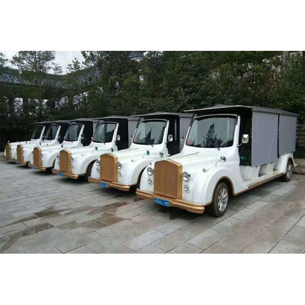 8 Seater 7.5KW Electric Vintage Cars Classic Retro Golf Cart CE Certificated