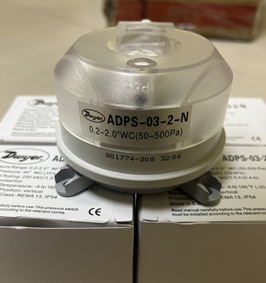 Dwyer ADPS-03-2-N Adjustable Differential Pressure Switch