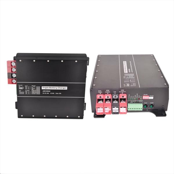 Vehicle RVs Triple Battery Charger B2B 60A,AC-DC 40A,MPPT Solar 430W