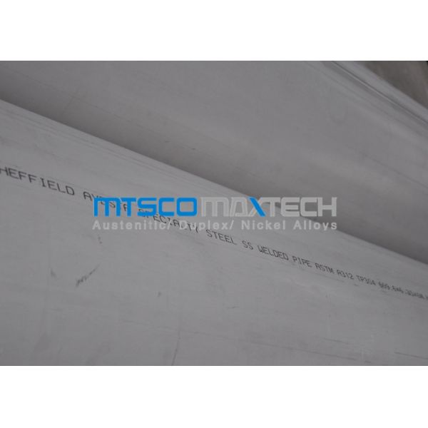 609,6 x 6,35 milímetros de acero inoxidable soldaron con autógena el tubo 1,4301 para la industria flúida