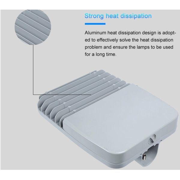 140W Low Voltage Waterproof LED Street Lights IK10 Energy Saving IP66 Protective Grade