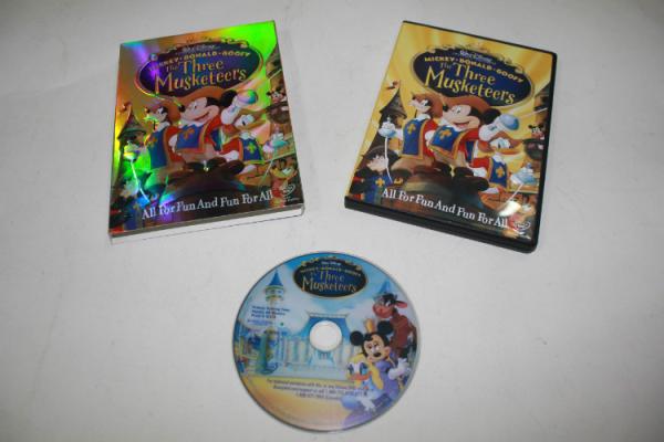 New Mickey, Donald, Goofy: The Three Musketeers dvd movie children carton dvd movies