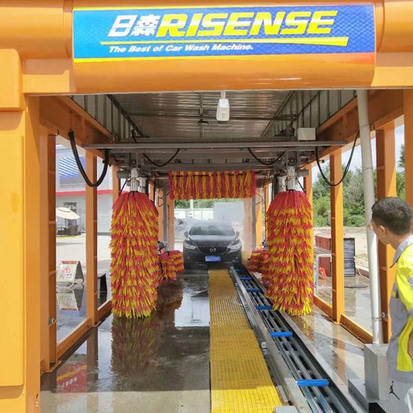 9 щетки полный автоматический автомыльный туннель с выходной мощностью сушилки 1500 Вт