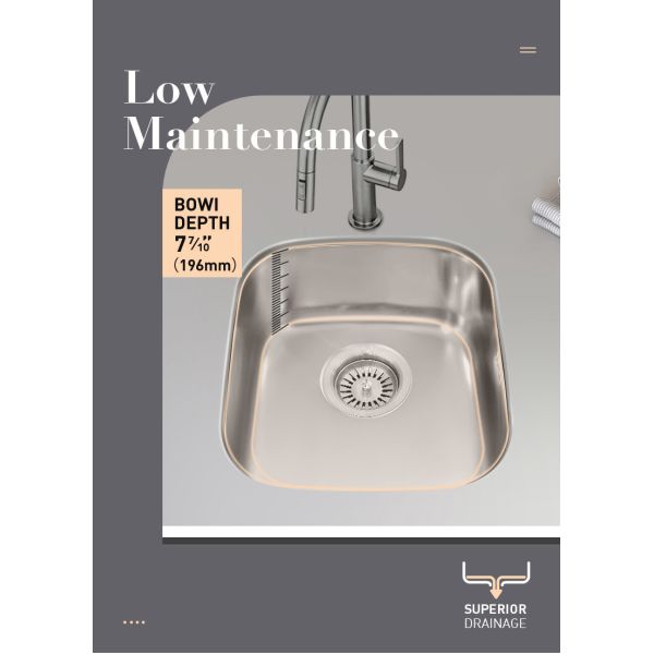 22 Gauge SUS304 Stainless Steel Kitchen Sink Single Bowl With Strainer Sewer Pipe