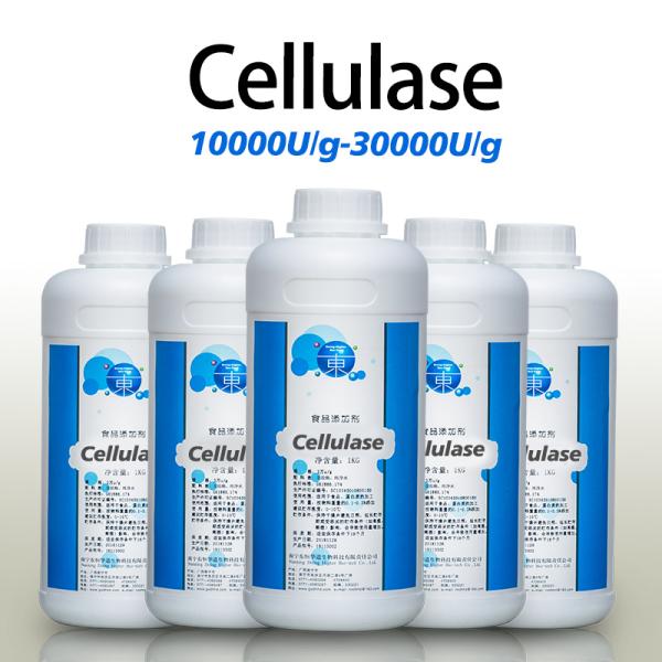 Enzyme de cellulase personnalisée poudre de cellulase brune soluble dans l'eau