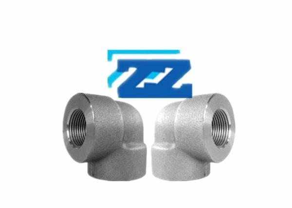 Class 6000 Steel Pipe Elbow GI Thread 3  ASTM A182 F22 BS 3799 Male Thread