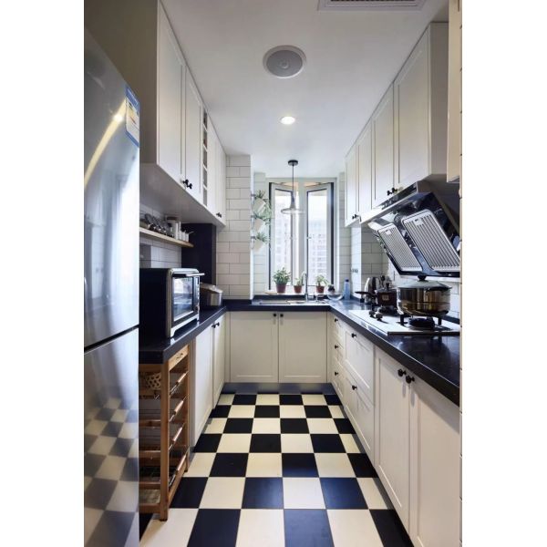 Custom Made Home Furniture Laminate Modern Style Kitchen Cabinets