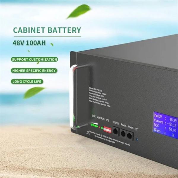 Solar Cabinet Battery High Voltage Lifepo4 Lithium Ion Battery Pack