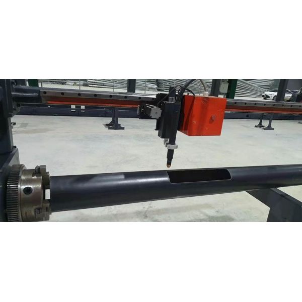 CNC Laser Light Pole Door Cutting Machine, Model LDC-350/2000