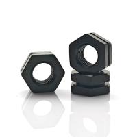 Fermeture de noix hexagonales doubles M8 à finition passive pour les applications industrielles