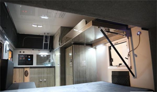 Hardtop Camper Trailer Mounted RV Large Space Aluminum